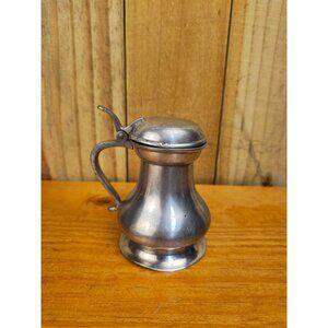 Vintage Pewter Tankard Pitcher
